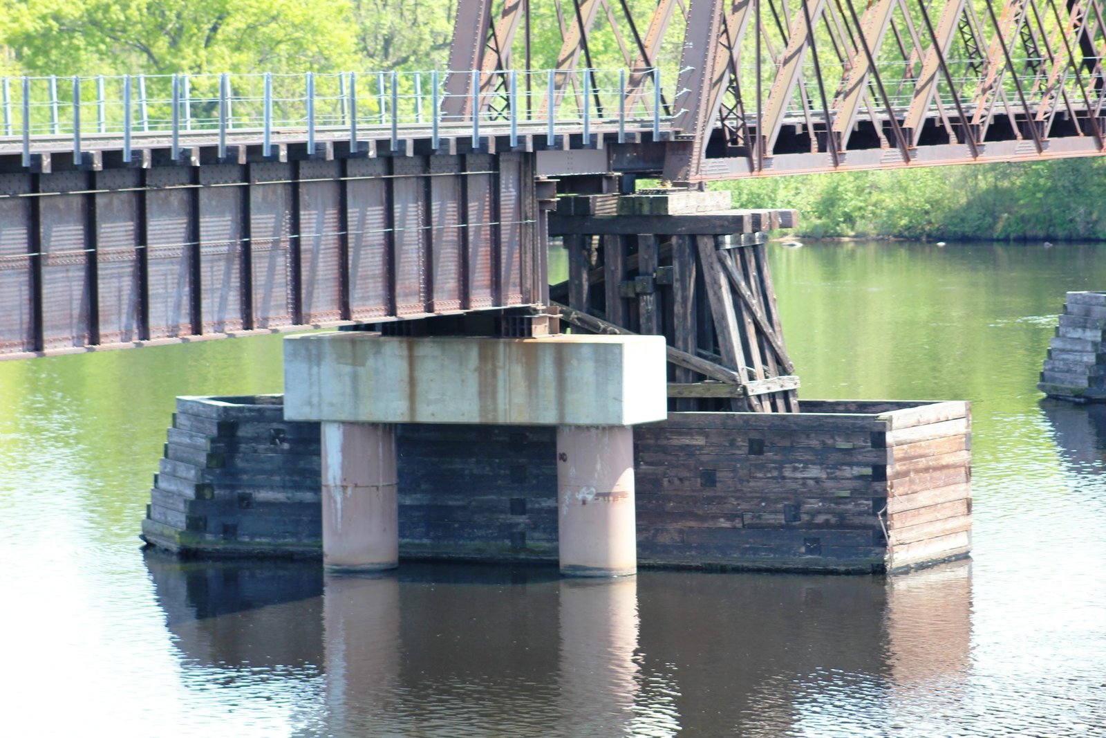 Piers #5 and #6 prior to 2014 reconstruction